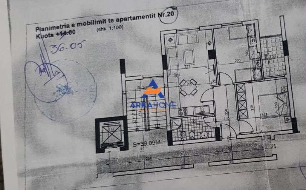 FOR SALE APARTMENT 2+1 "LAPRAKE" 1633000 LEKE
