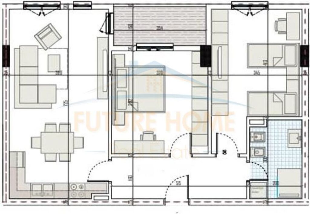Shitet, Apartament 2+1,Ring Side Residence, Paskuqan