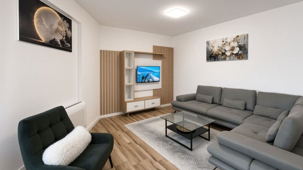 Shitet, Apartament 1+1, Oasis Residence, Tiranë!