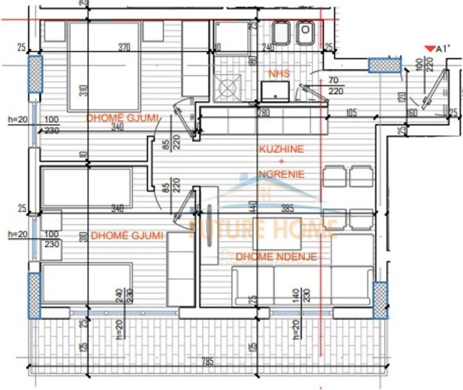 Shitet, Apartament 2+1, Rruga Kujtim Hysi, Tiranë