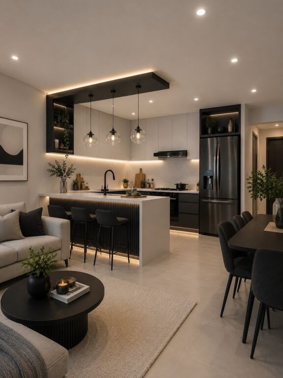 Quantum Residence/PANORAMA Street, Modern 1+1 apartment with parking space for rent.