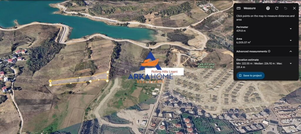 SHITET TOKË 6.000 M² "FARKË" 2100000 EURO