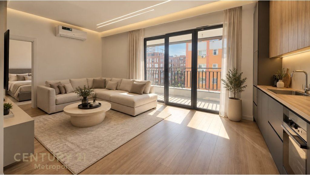 Appartamento 2+1 in affitto sul Nuovo Boulevard, Tirana - 75.000 Lek | 85 m²