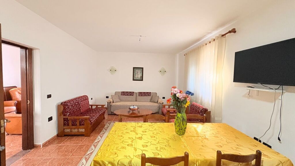 For rent first floor of a private house 2+1+ parking space, Near Foto Durresi