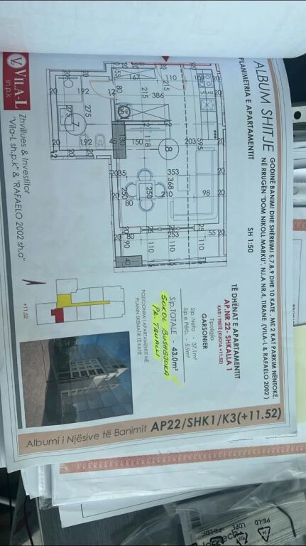 Apartment 1+1 for sale