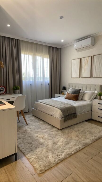 Quantum Residence/Via PANORAMA, Appartamento moderno 1+1+posto auto in affitto.