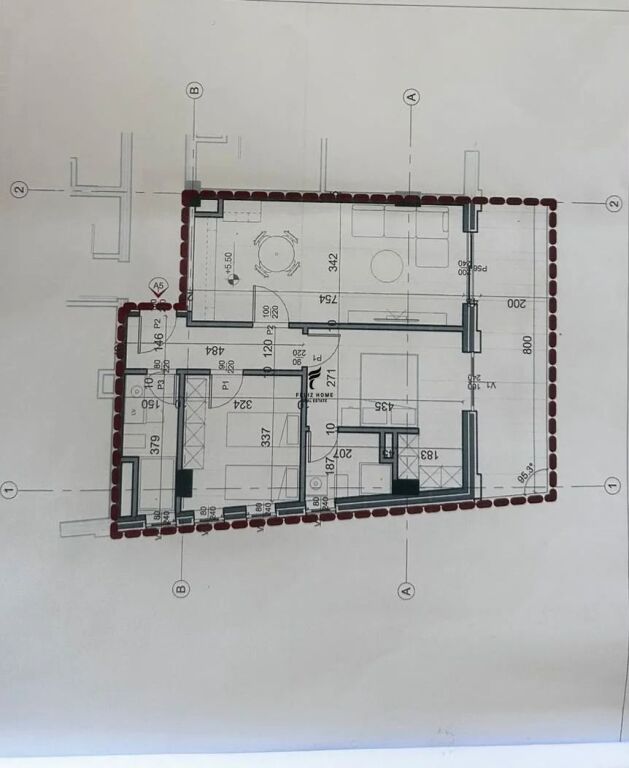 FOR SALE APARTMENT 2+1+2 SIRI KODRA 145,000 EURO FH-96385