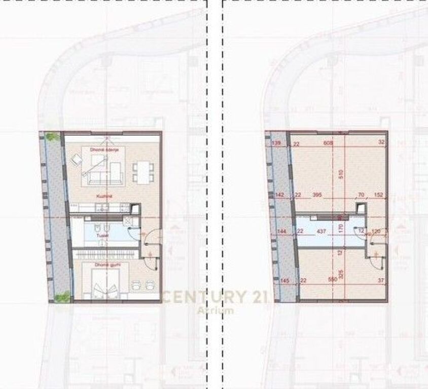 APARTAMENT 1+1+Ballkon TEK TOP SEVEN TOWER!