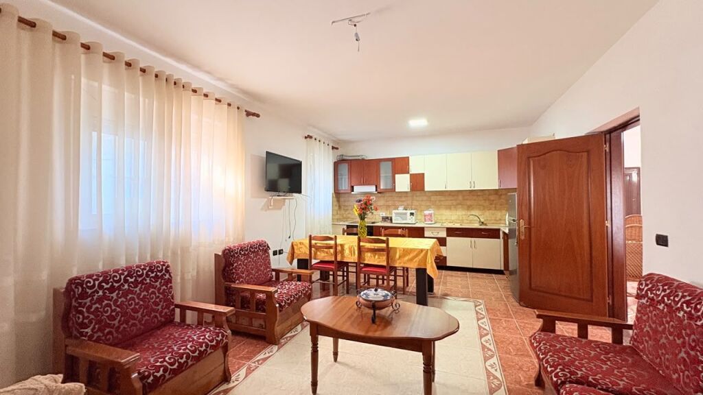 For rent first floor of a private house 2+1+ parking space, Near Foto Durresi