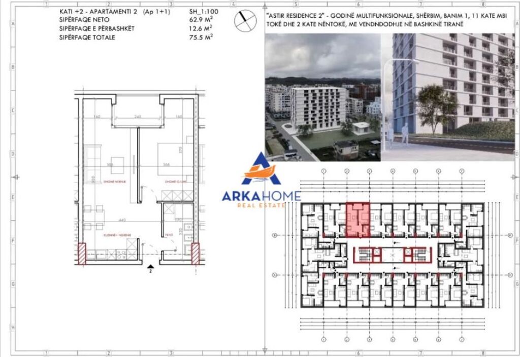 VENDESI APPARTAMENTO 1+1+BALCONE "ASTIR" 86.825 EURO