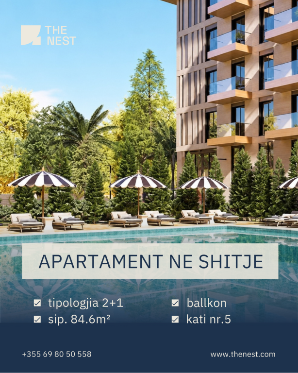 TN0023 | AP. 2+1 PËR SHITJE TEK PALM PARADISE