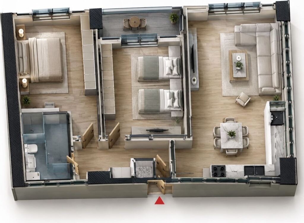 KAMEZ SHITET APARTAMENT 2+1