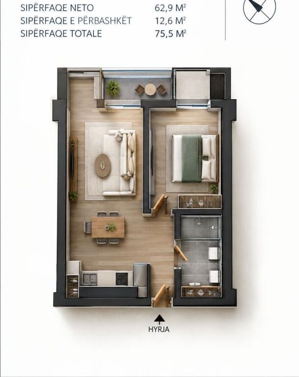 # FOR SALE: 1+1 📍 Astir – Astir Residence 2 - €87,000 - 2nd Floor - AREA 76m² - Structural Stage 🏗 - Handover 2029 || Invest Today, Benefit Tomorrow 🔥