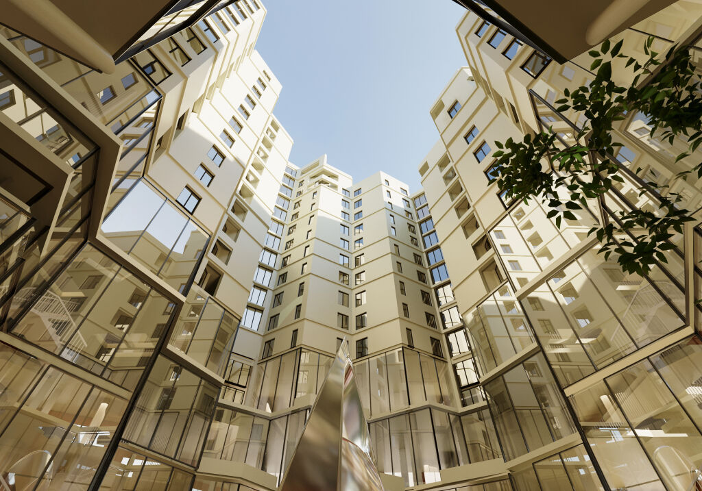 Apartament 1+1 në shitje Rezidenca Colonnade, Rruga Dritan Hoxha, Tiranë - 124,900€ | 71.1 m²