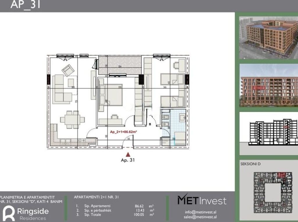 🏡 SHITET APARTAMENT 2+1 | RINGSIDE RESIDENCES! 110,000 €