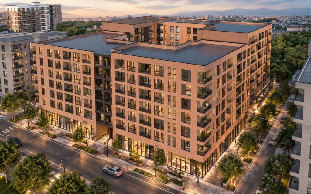 SHITET: 1+1📍Paskuqan (RingSide Residence) - 76,000€ - KT.6 - SP.65m² - Or: Lindje || Afër qytetit, larg zhurmës – Zgjedhja ideale për të jetuar