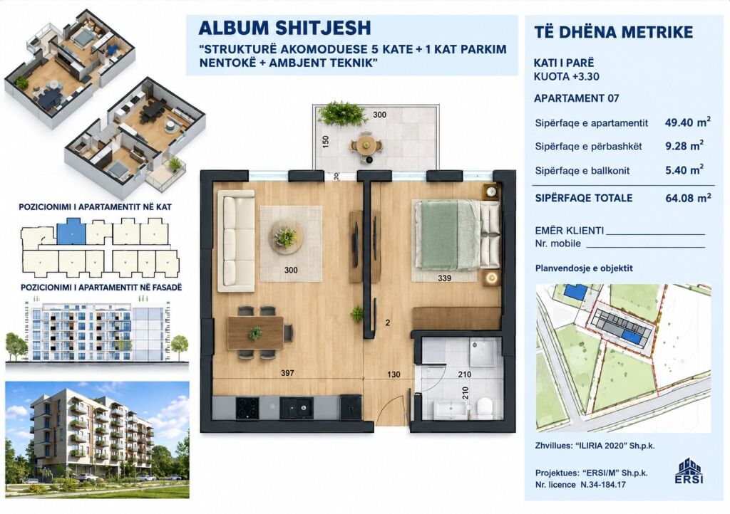 SHITET APARTAMENT 1+1, MALI I ROBIT, DURRES!