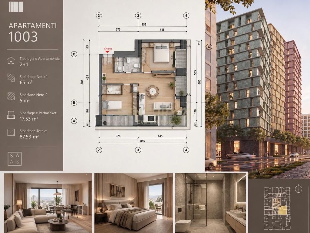 IN VENDITA 2+1 SKYCOMB RESIDENCE – Nuovo Boulevard,