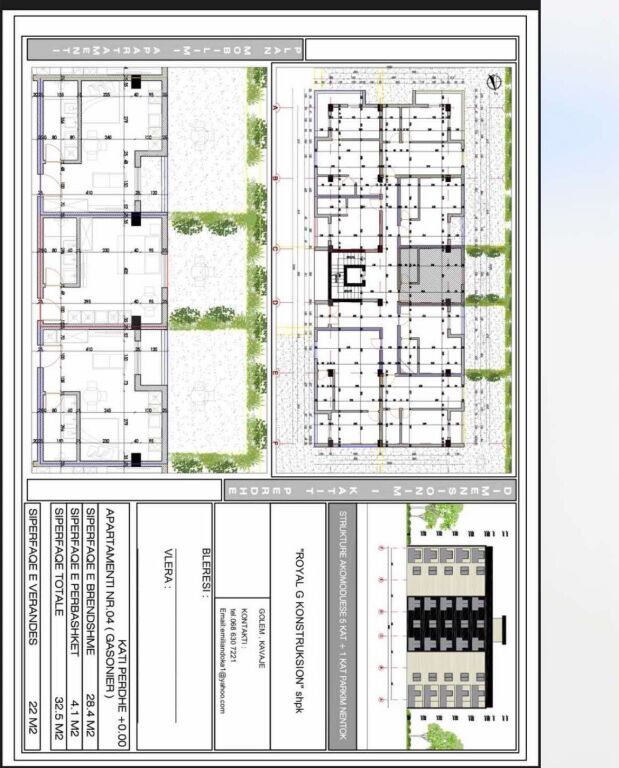 FOR SALE 2 STUDIO APARTMENTS+VERANDA, NEAR LIBURNA RESIDENCE MALI I ROBIT, DURRES!