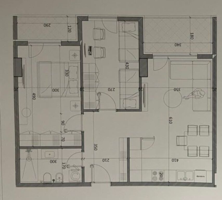 Shitet apartament modern i tipit 2+1 në rezidencën "Venatino 4"Kamez