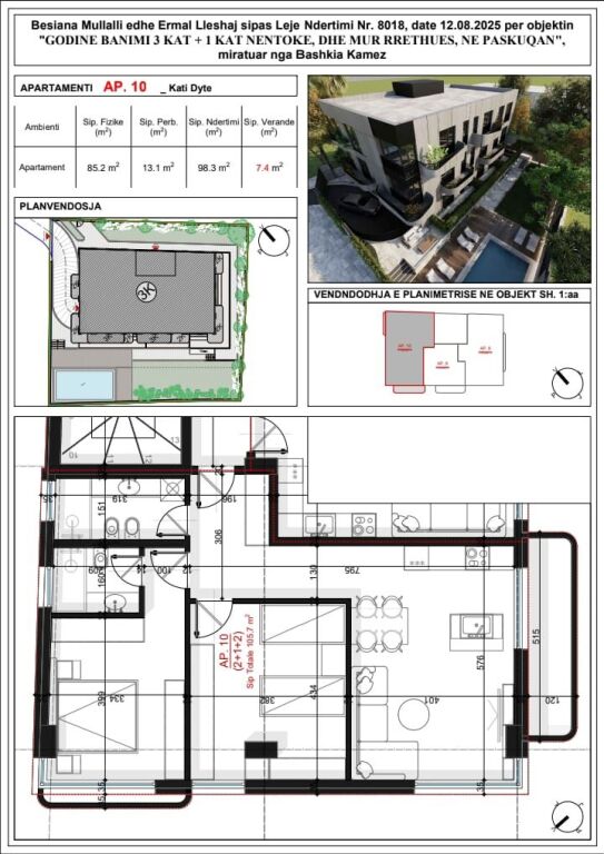 Apartament 2+1 Për Shitje në Paskuqan, Tiranë!