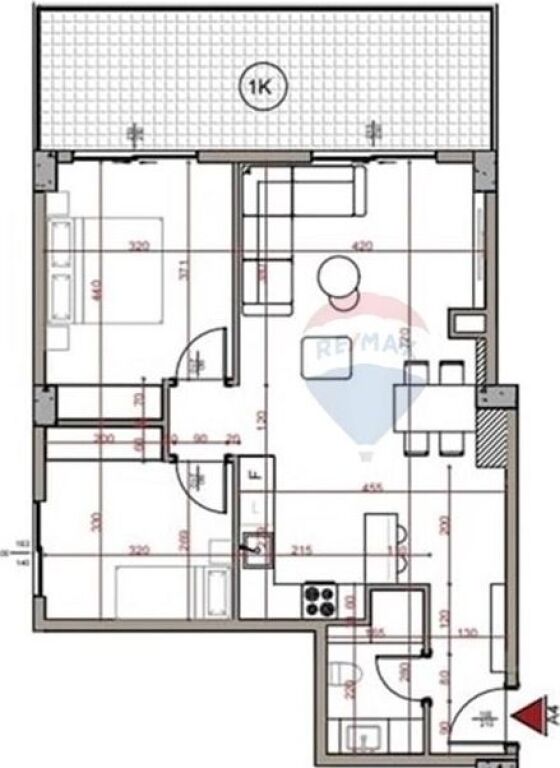 Apartament 2+1 per shitje tek Liqeni That!!! ID: 530191006-1236