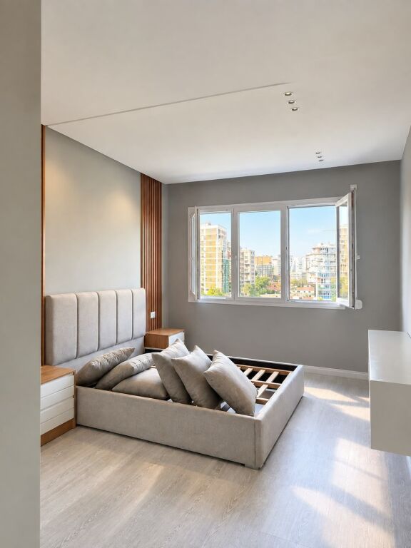 Me Qera: 1+1+Post Parkimi📍Ish Fusha e Aviacionit (River Residence) - Pallat i Ri V.2025✨️ - 65,000 Lek - SP.80m² || Akses i lehte me Unazen e Madhe🚀