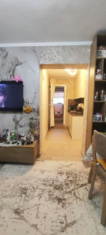 Apartment 1+1 converted into 2+1 for sale at Artistic High School, Arena Stadium, Elbasan Street, American Embassy.