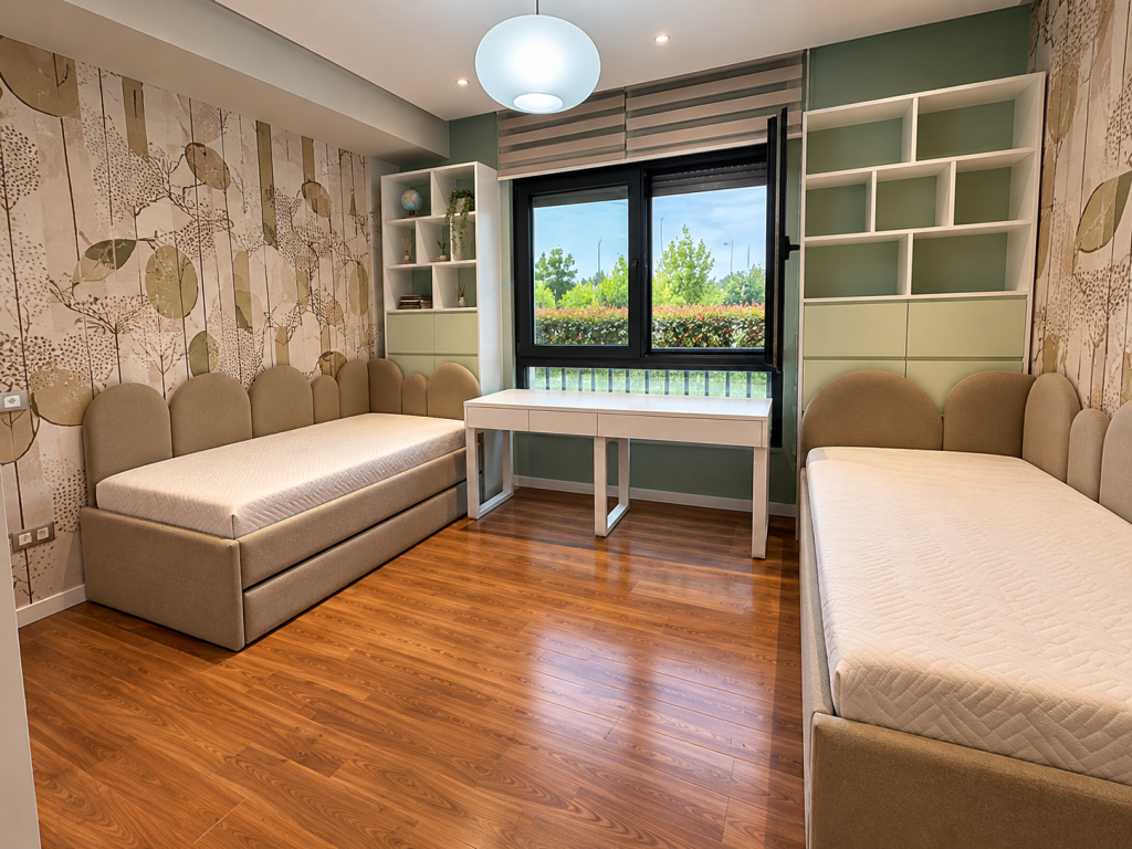 Affitto, Appartamento 2+1+ Veranda + Posto Auto, Lago Secco, Tirana