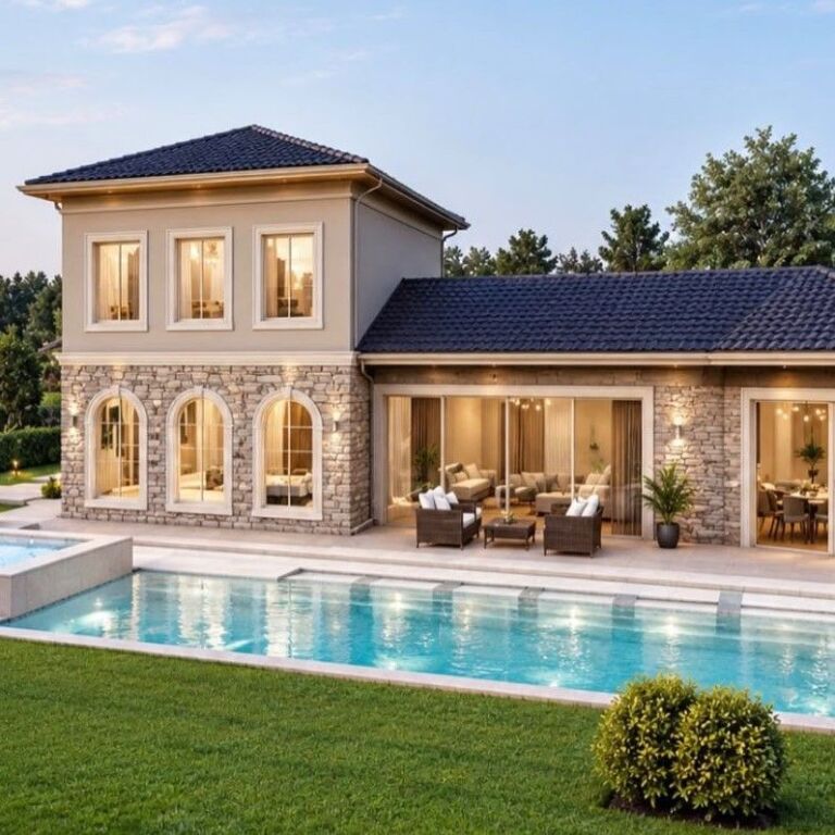 🏡 OKAZION‼️ SHITET VILË LUKSOZE ME PISHINË | PETRELË, TIRANË 🌿🏊‍♂️