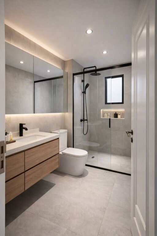 Ne Bllok, jepet me qera apartament 2+1.