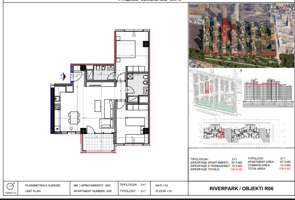 In vendita, Appartamento 2+1 River Park Residence, Nuovo Anello.