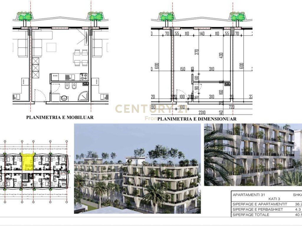 SHITET APARTAMENT 200 M NGA DETI NE SPILLE.
