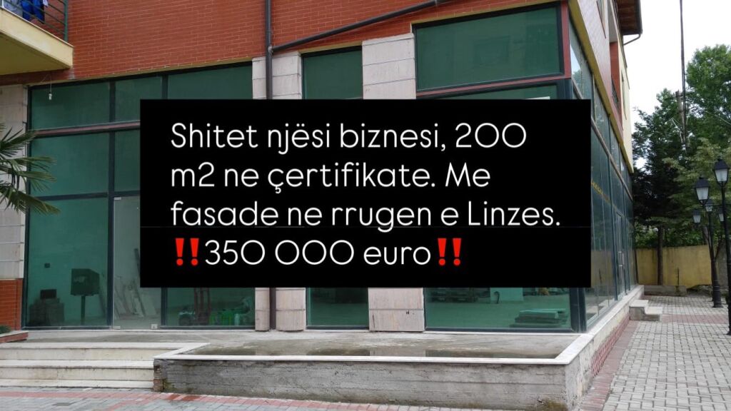 Business unit for sale at Rruga e Linzes, Fresku.