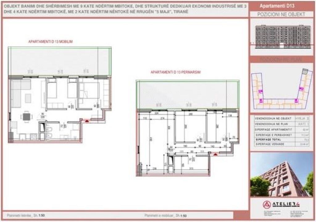🏠 Apartment 2+1 for sale  📍 5 Maji Street, Tirana