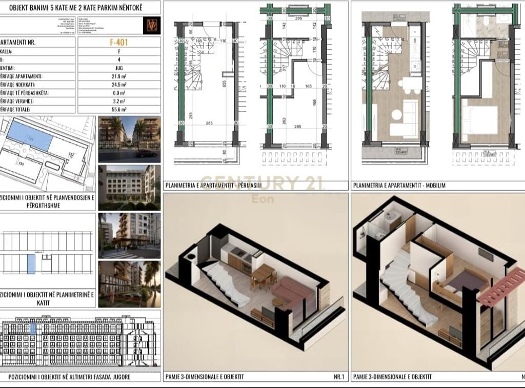 EXCLUSIVE!!! Dubleks Modern në Vision 3 Residence, Mali i Robit – Mundësi Pagesash me Këste !