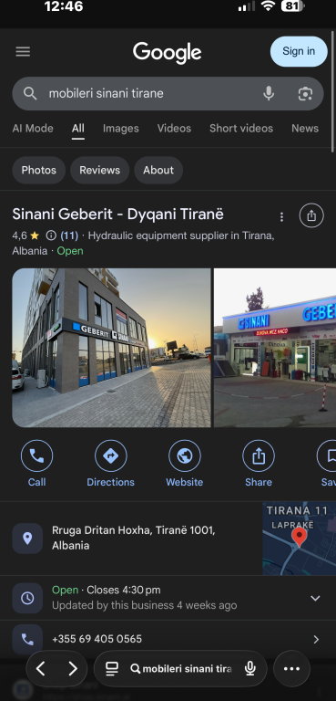 Jo agjensi. Tirane, jepet me qera apartament 2+1+Ballkon Kati 6, 700 milek (rruga dritan hoxha te ish dogana pallat i ri)

