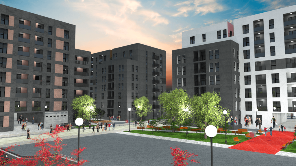Shitet apartament 1+1, prane Sheshit Shqiponja