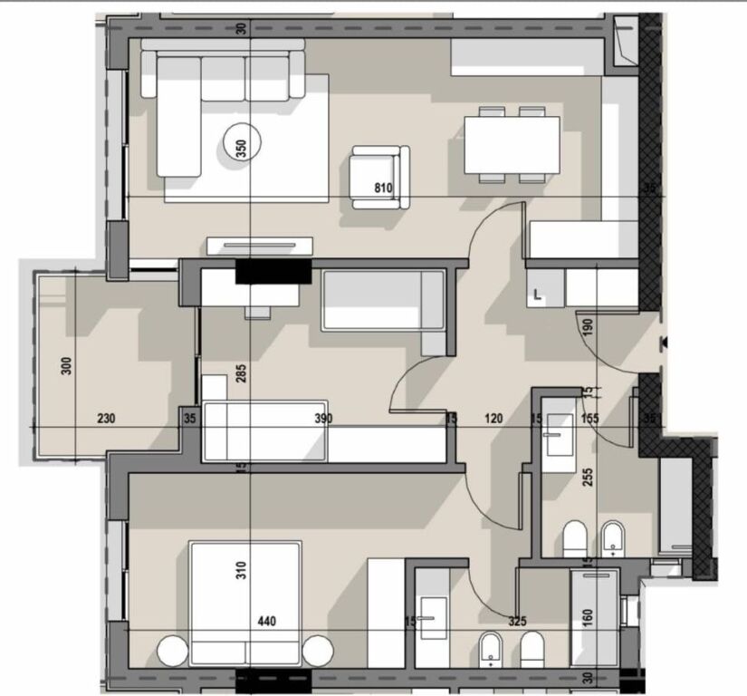For sale Apartment 2+1+2 in Ajka Complex, 5 Maji Street ID 5635