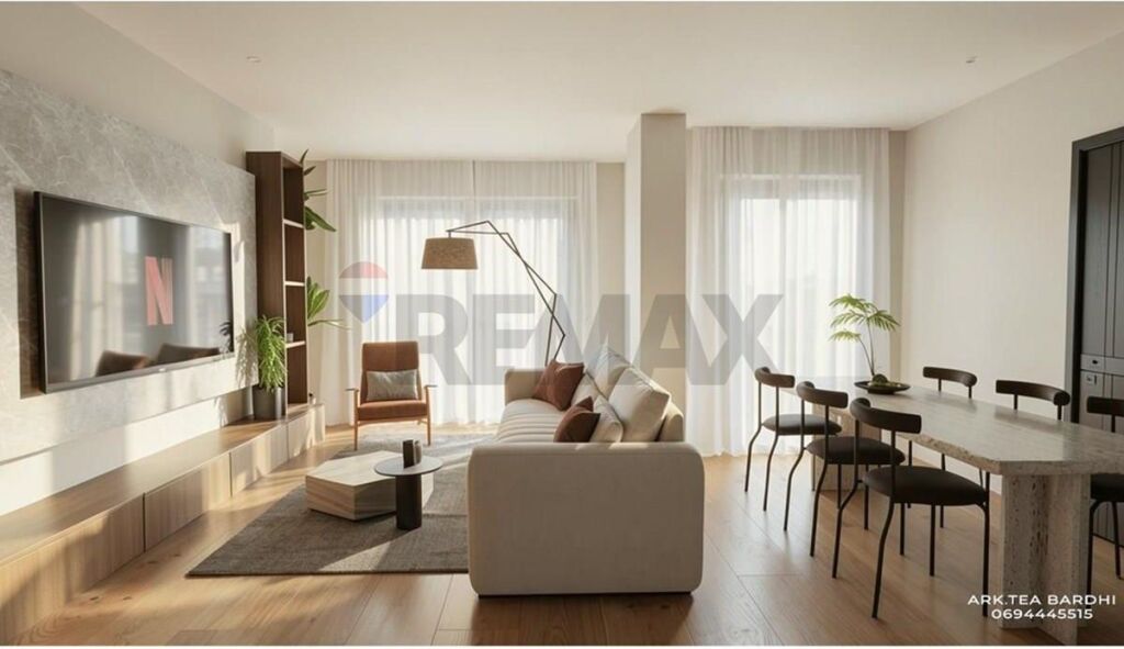 Apartament 3+1 tek Park House Mjull Bathore!