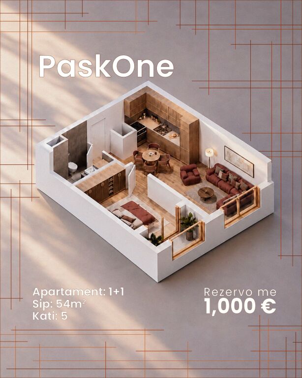 🏡 Apartamenti juaj i ri në PaskOne!