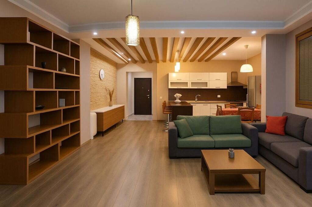 Shitet ose jepet me qera apartament 3+1+2 pamje ballore deti