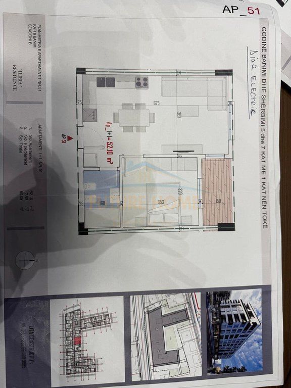 Shitet, Apartament 1+1,Paskuqan Tiranë