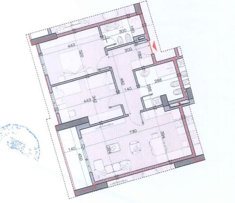 Apartament 2+1+2 Ne Shitje Ne Astir ID 5765