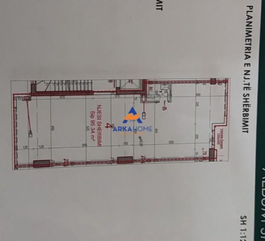 JEPET NJËSI SHËRBIMI PËR QIRA 101 M2 "RRUGA PJETER BOGDANI, ASTIR" 1200 EURO