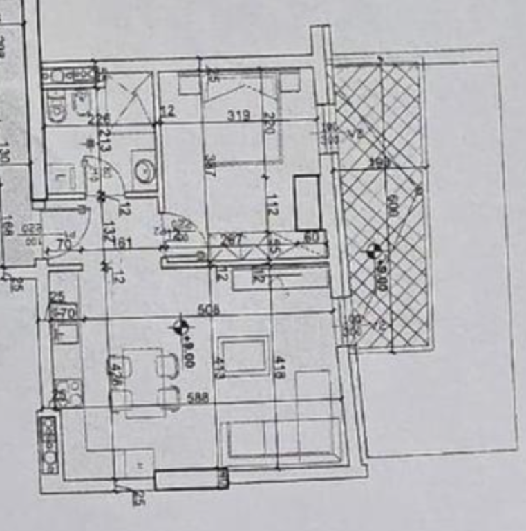 Apartament 1+1+ Parking ne Shitje Ali Demi Tirane