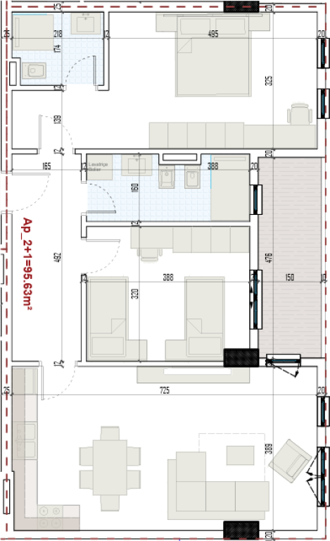 Ekskluzive! Apartament 1+1 dh 2+1 ne Shitje Paskuqan