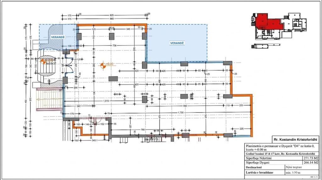 Ambjent Komercial, Dyqan-Zyrë-Klinikë,Market për Qera, në Qendër te 9-të katëshet  