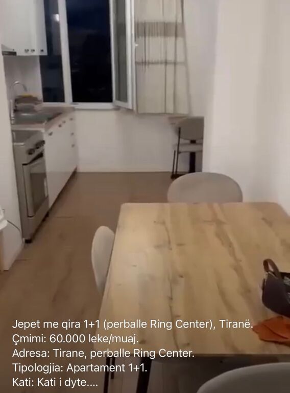 Apartament me qera 1+1 te zogu i zi