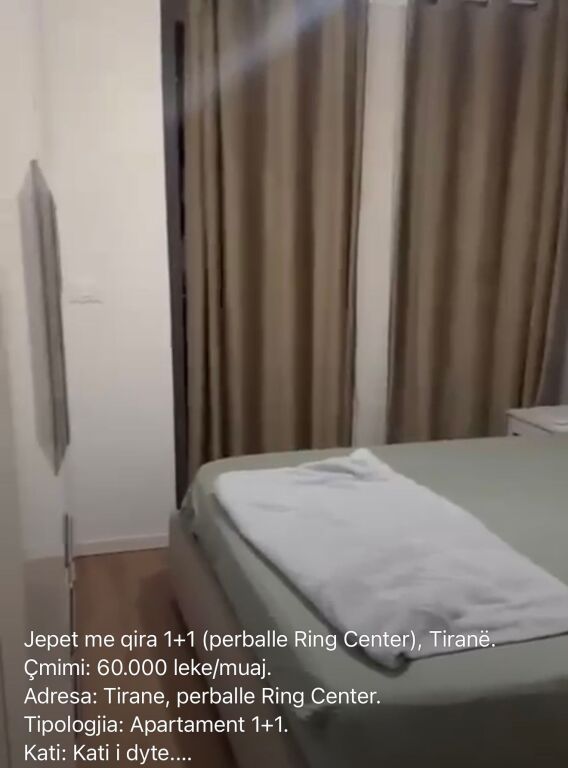Apartament me qera 1+1 te zogu i zi